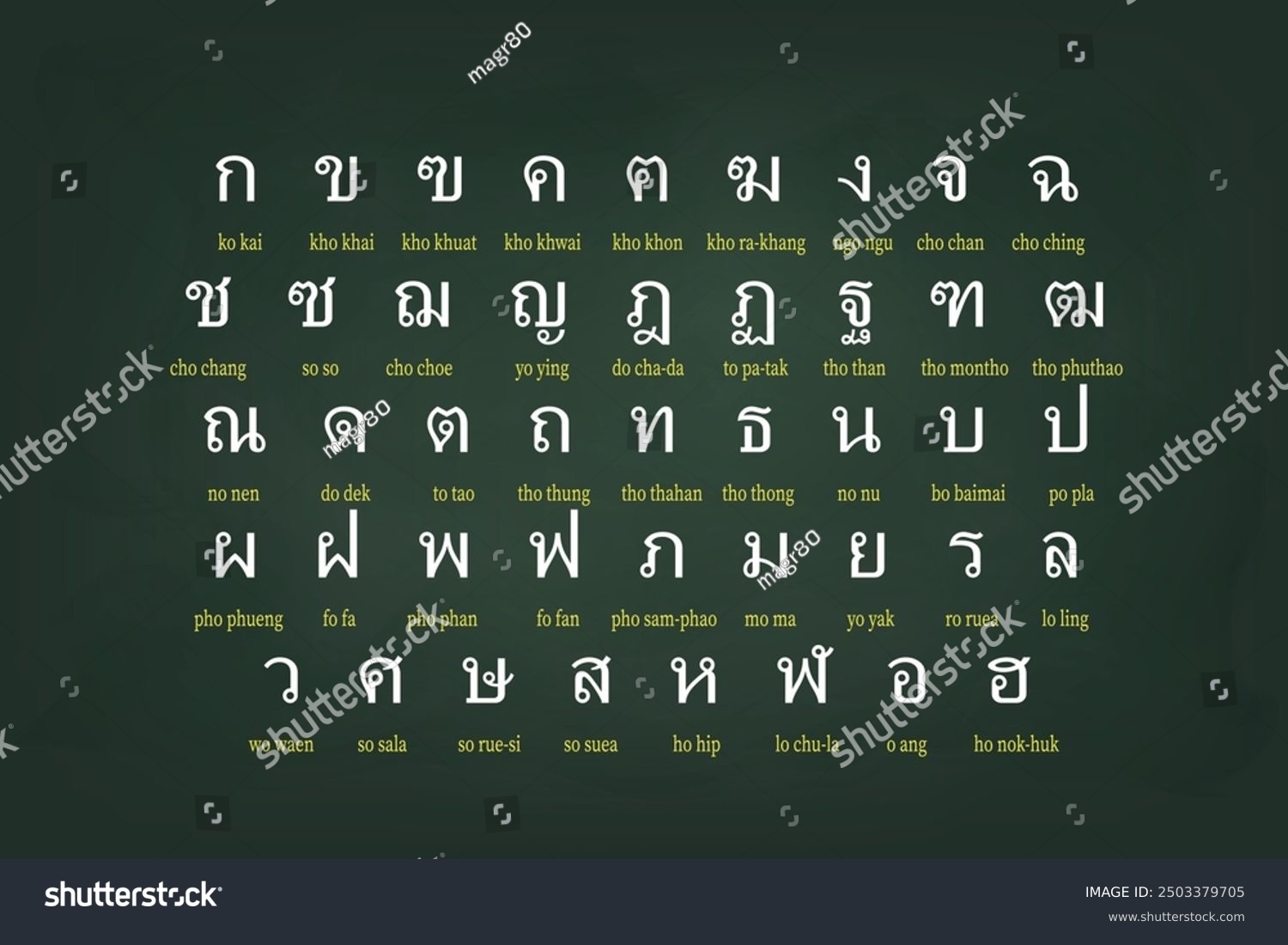 Thai Alphabet Chart Featuring Characters English Stock Vector Royalty Free 2503379705 Shutterstock Thai Alphabet Chart Featuring Characters English Stock Vector Royalty Free 2503379705 Shutterstock