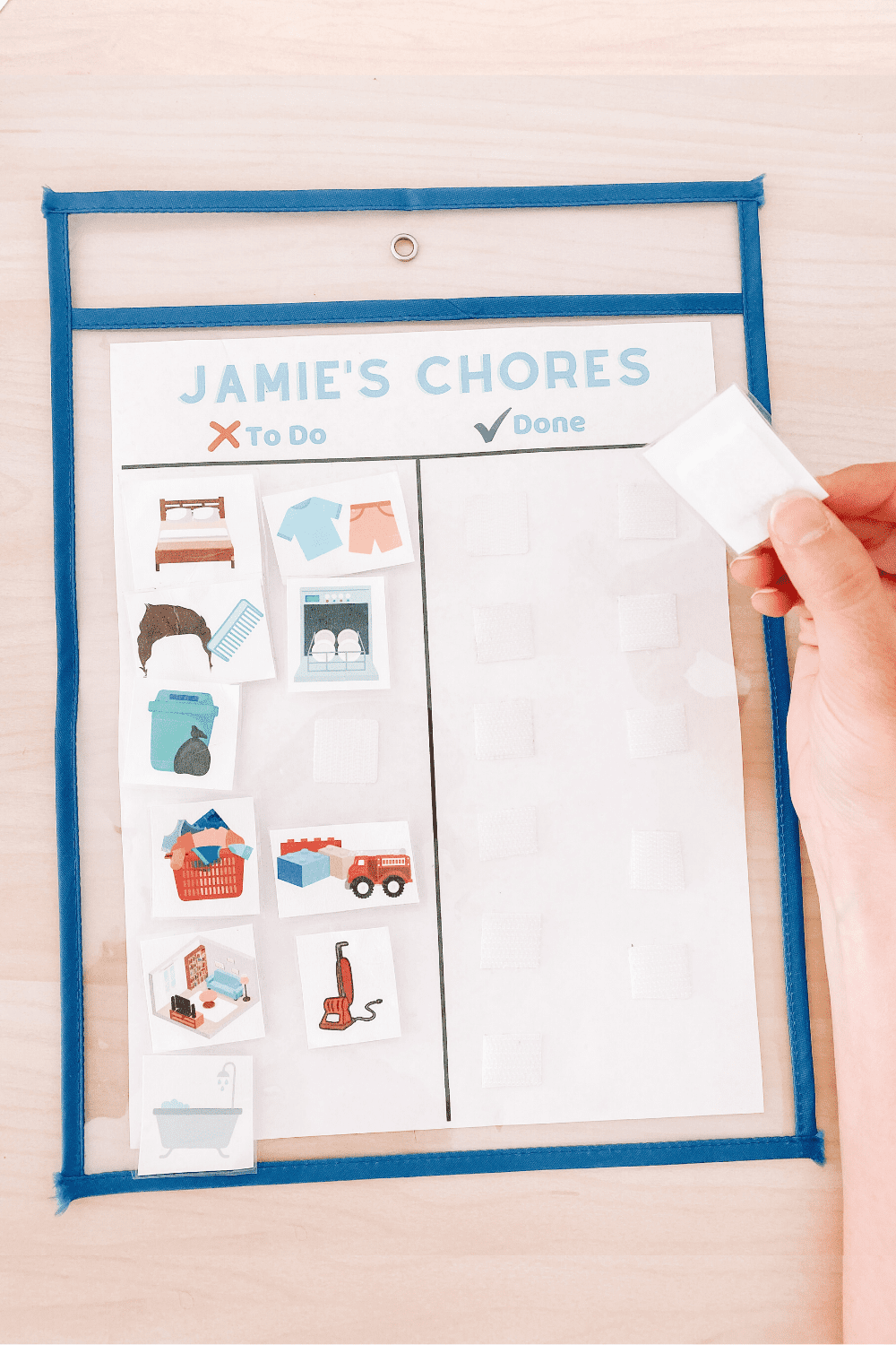 Half-Scratched Printable Chore Chart Half-Scratched Printable Chore Chart