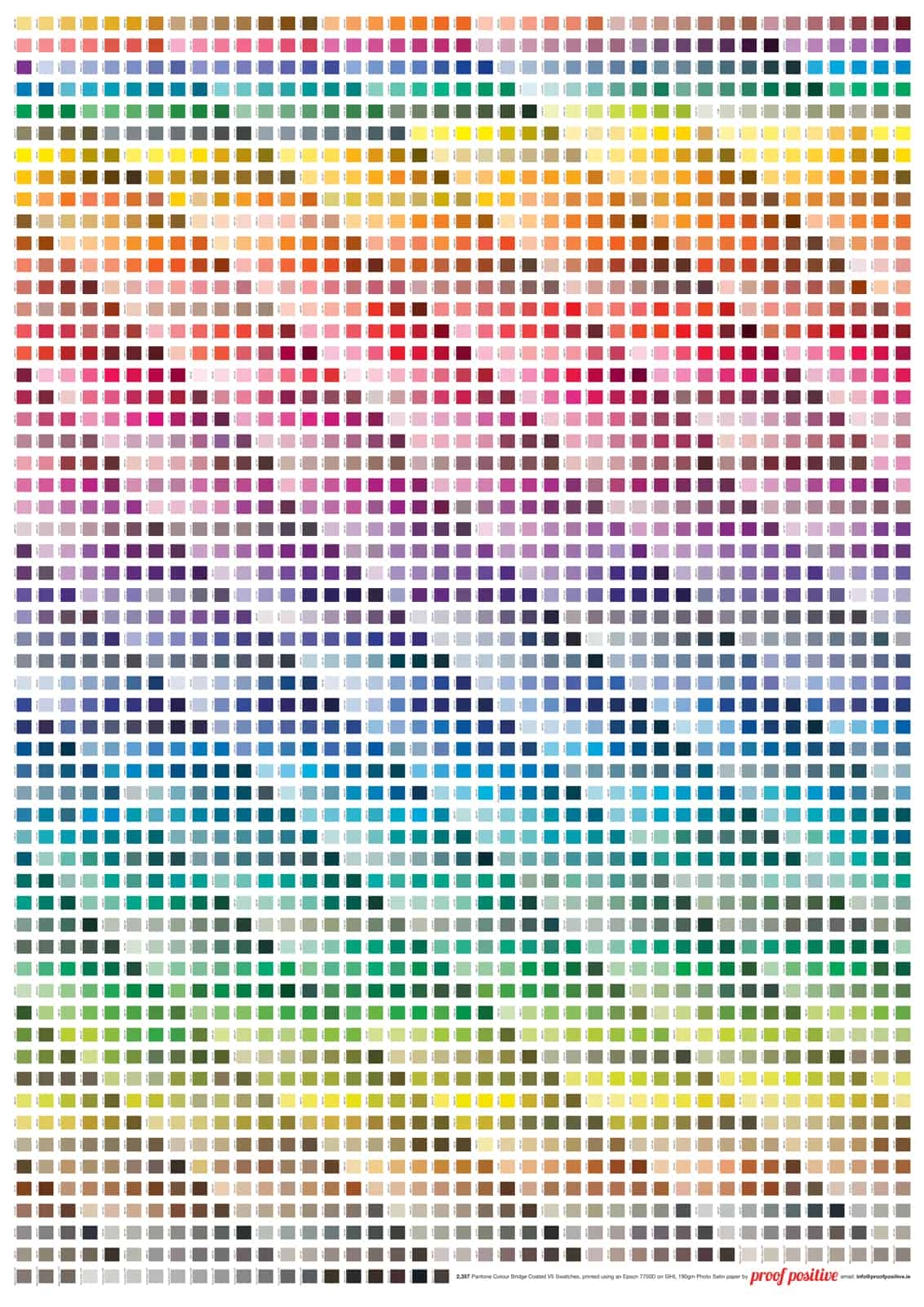 The Pantone Swatch Poster