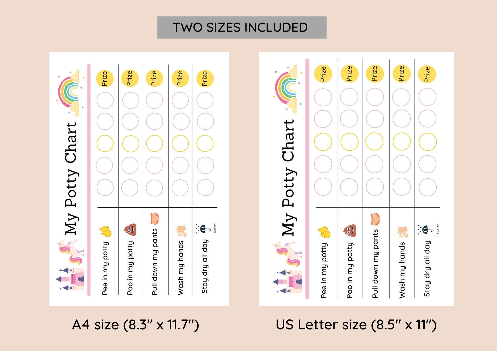 Castle Reward Chart Printable