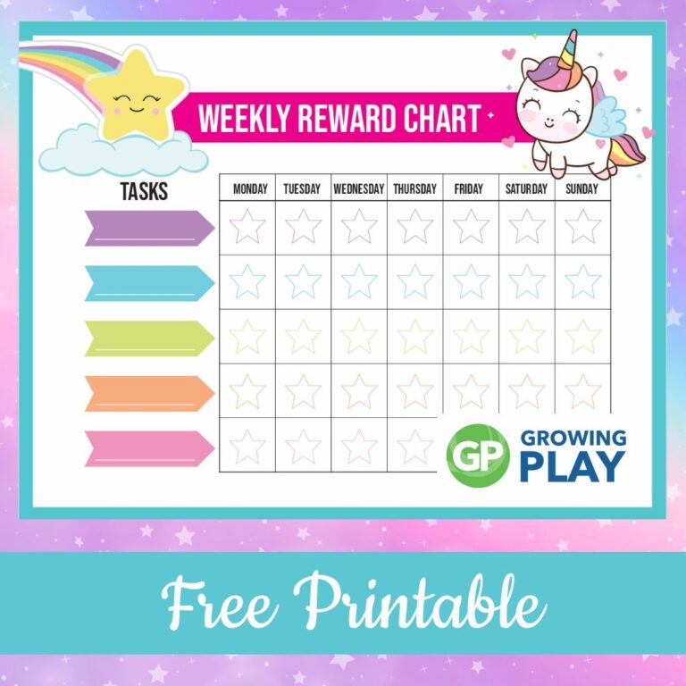 Unicorn Reward Chart Unicorn Potty Training Reward Chart Personalizable Reusable Sticker Chart For Kids Personalised Sticker Chart