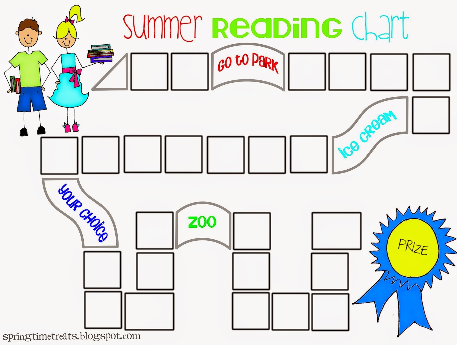 Reading Reward Chart Free Printable
