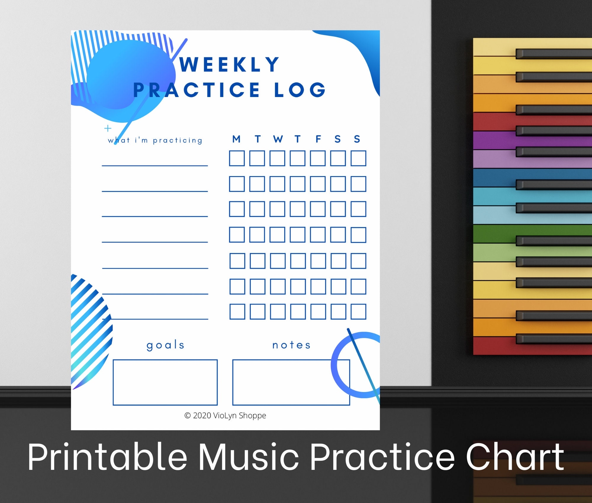 Weekly Practice Log Printable Music Practice Sheet Music Teacher Tool For Students Etsy Weekly Practice Log Printable Music Practice Sheet Music Teacher Tool For Students Etsy