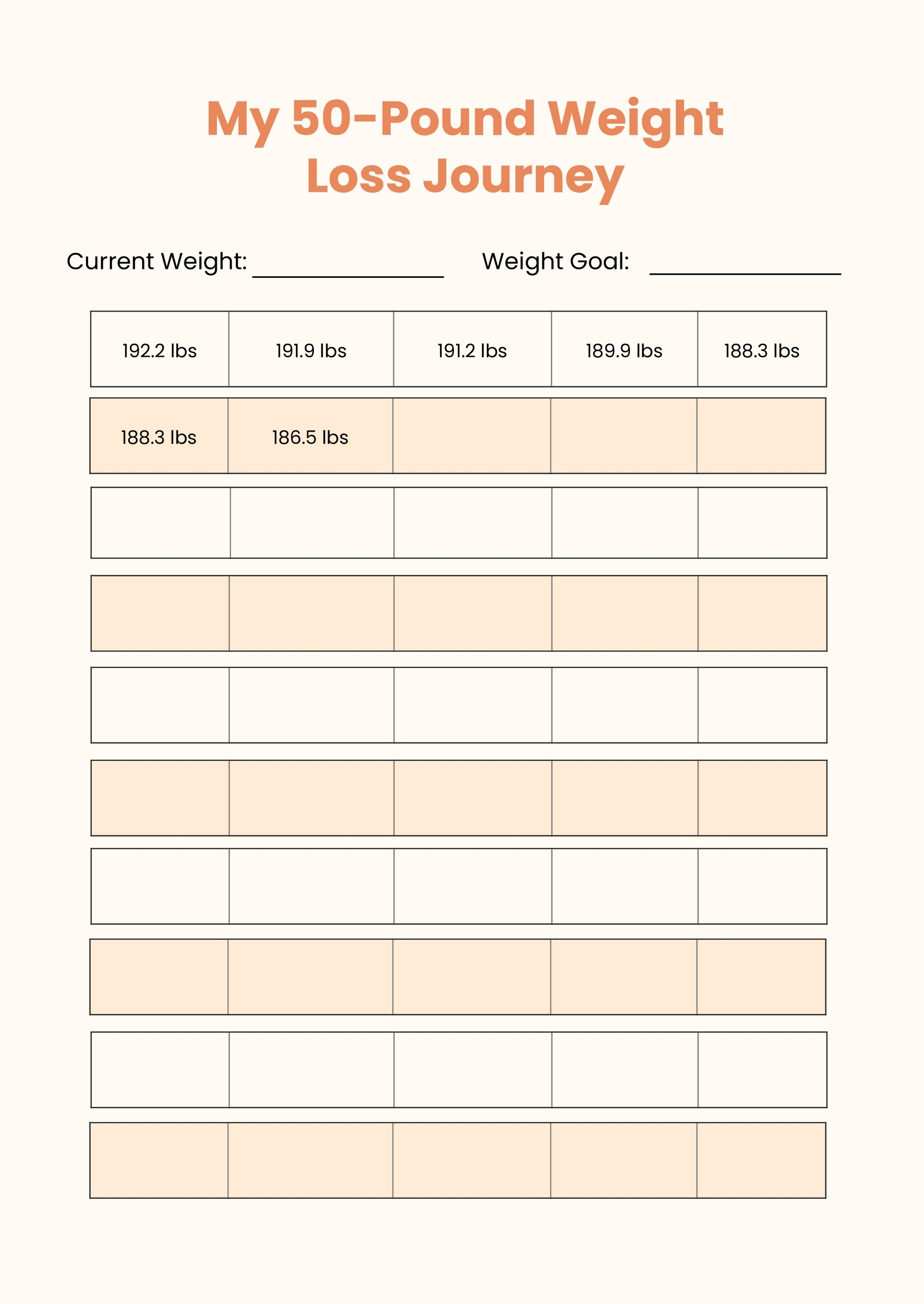 Weight Loss Chart 50 Pounds In Illustrator PDF Download Template Weight Loss Chart 50 Pounds In Illustrator PDF Download Template