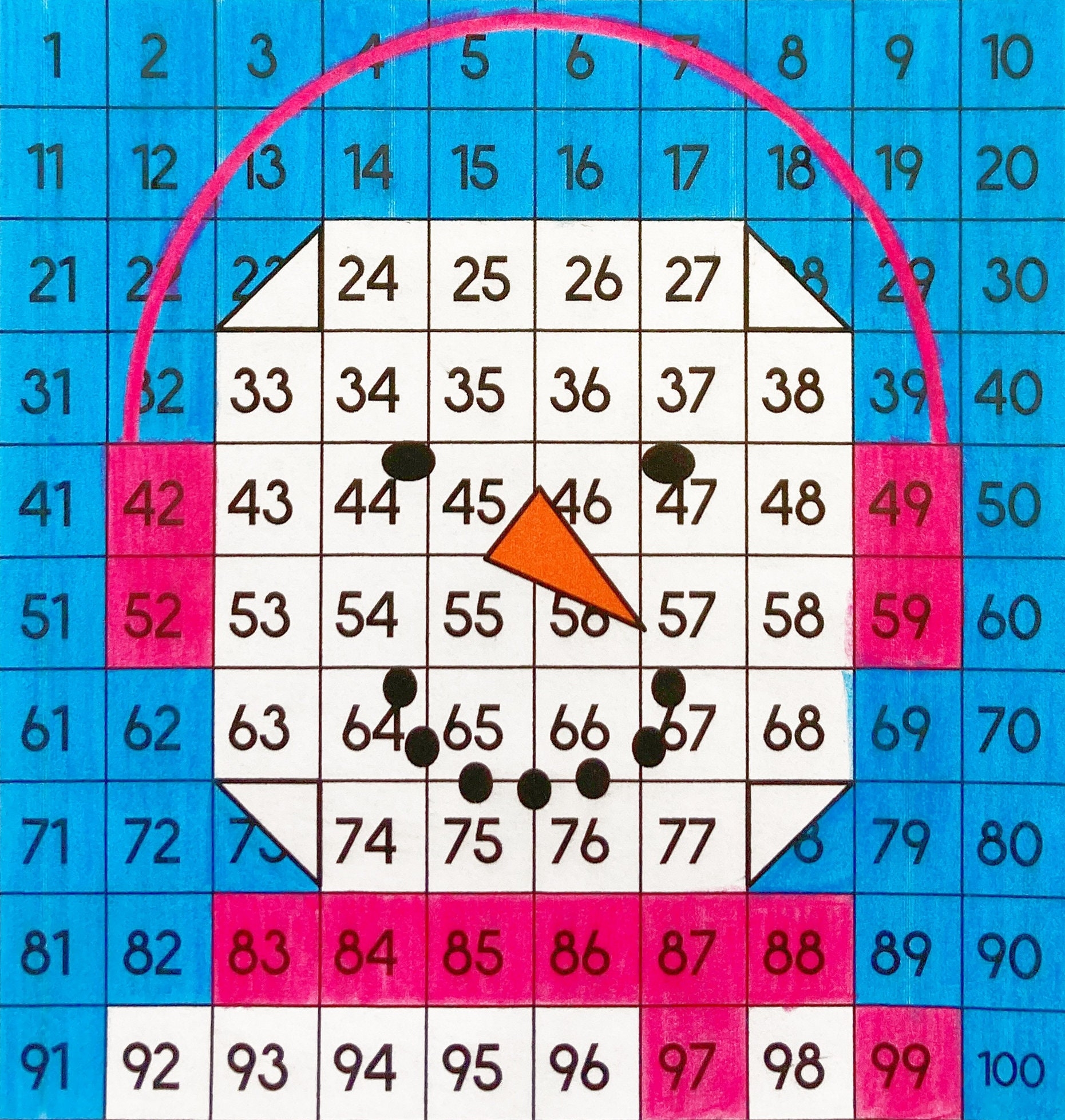 Free Printable 100 Chart Mystery Pictures Free Printable 100 Chart Mystery Pictures