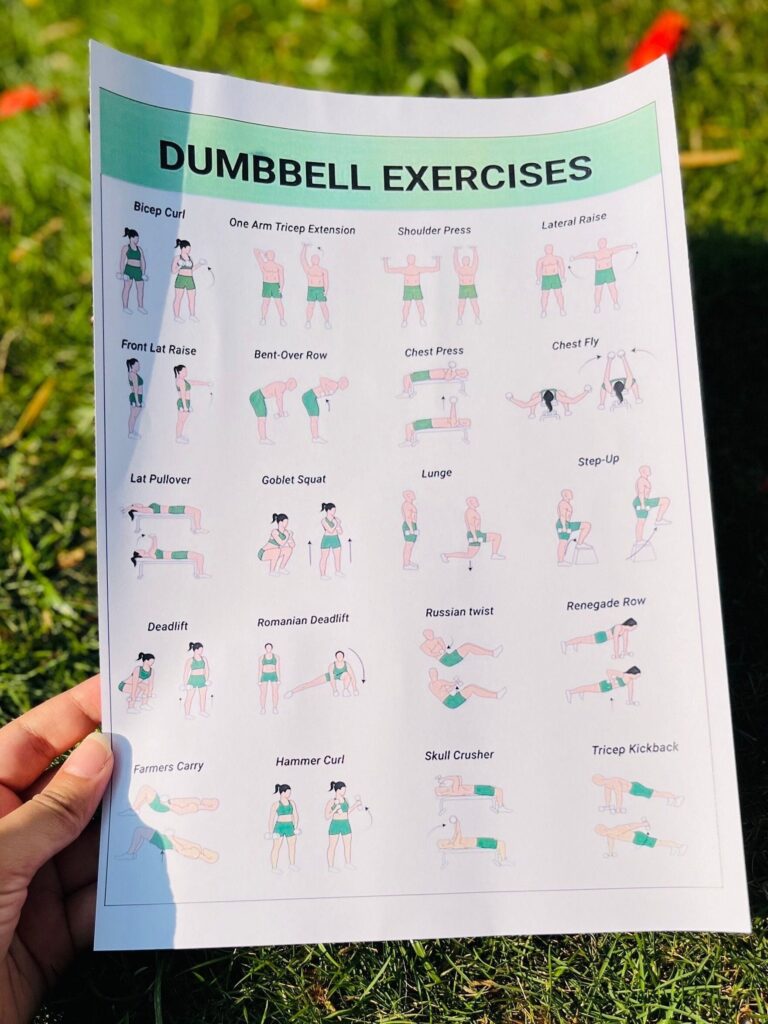 Workout Chart Printable Dumbbell Workout Routine Pdf Free Printable Gym Routine Exercise Chart Printable Dumbbell