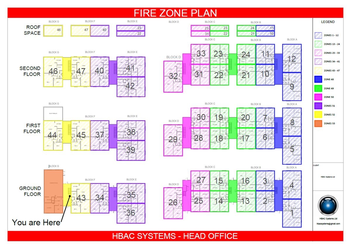 Zone Charts HBAC Systems High Quality Fire Alarm Graphic Design Services Zone Charts HBAC Systems High Quality Fire Alarm Graphic Design Services