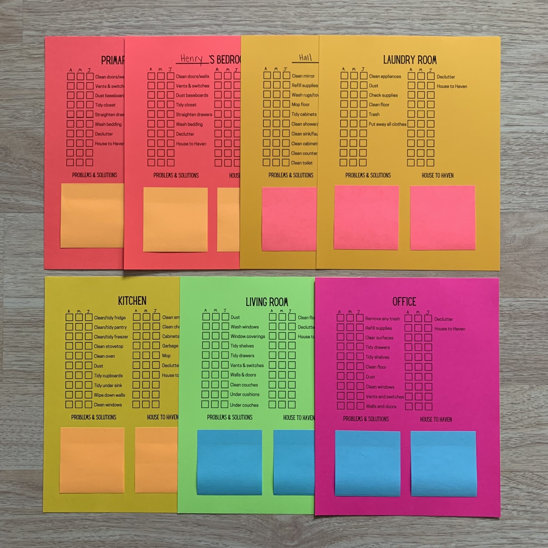 Zone Cleaning Printable Checklists Let s Live And Learn Zone Cleaning Printable Checklists Let s Live And Learn