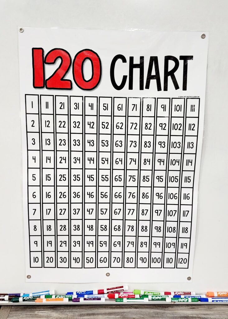 Free 1 120 Chart Printable Free featuring a blank grid for educational use
