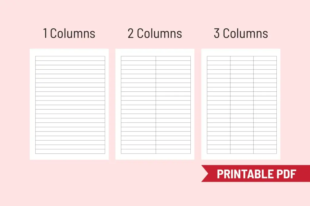 Free printable 13 Rows 4 Columns Blank Chart for organizing data in a structured format