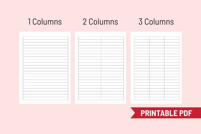 Free printable 13 Rows 4 Columns Blank Chart for organizing data in a structured format