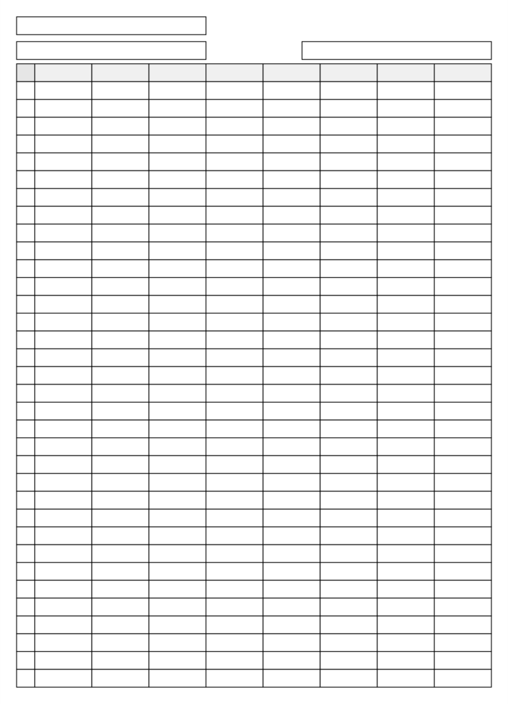 8 Column Worksheet - 10 Free PDF Printables | Printablee