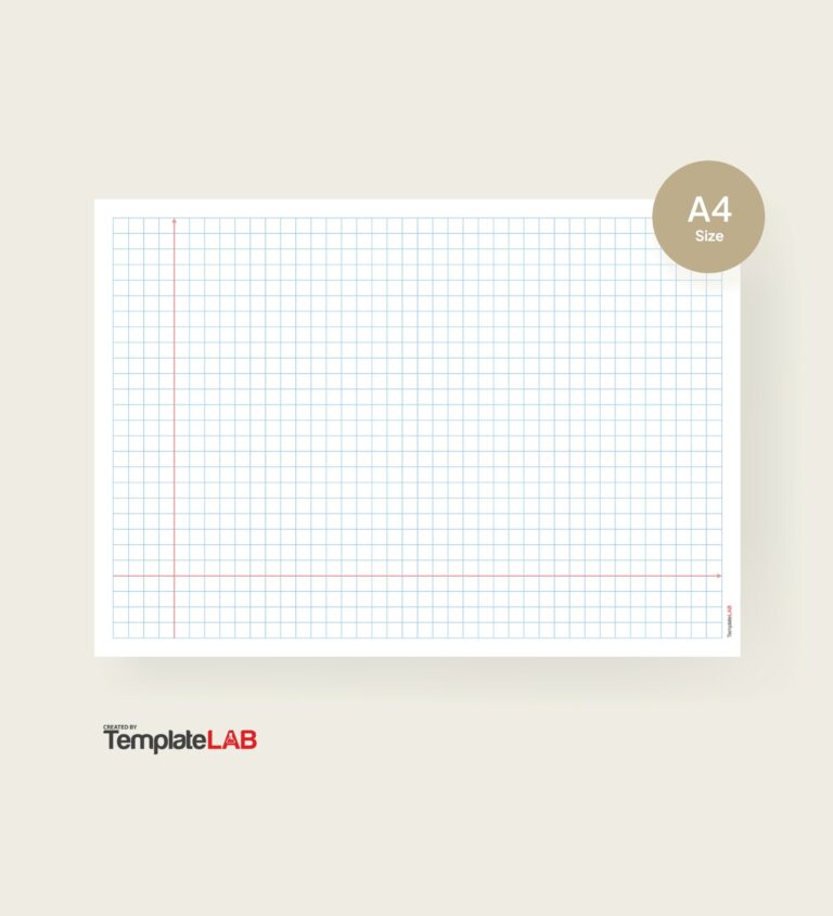 Blank Charts And Graphs Templates - Free printable A4 size graph paper template featuring a blank grid for charts and graphs