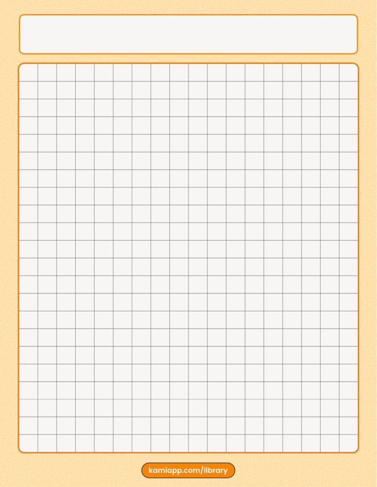 Free printable blank grid charts for grading with a clear grid layout