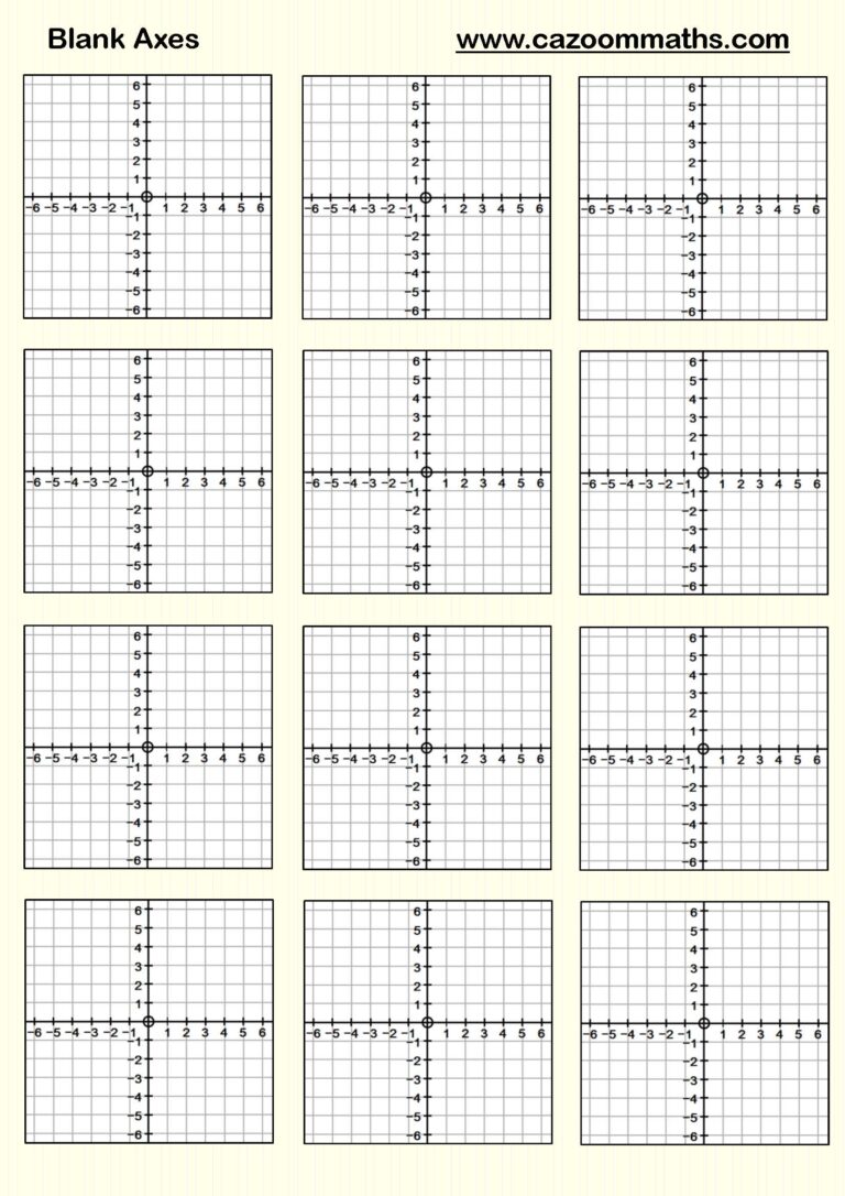 Free printable Blank Math Charts And Graphs featuring blank axes for graphing