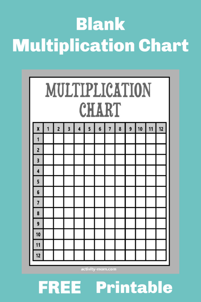 Blank Multiplication Chart Printable Superteacher - Free printable blank multiplication chart for educational use, ideal for 