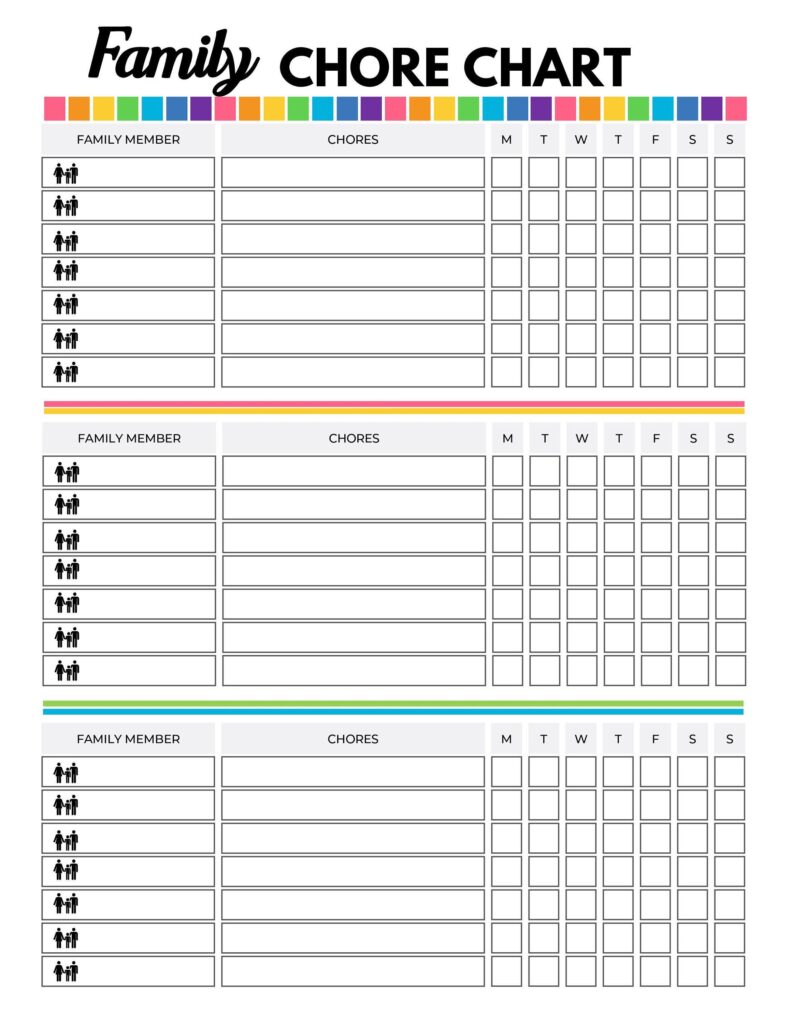 Charts Free Printable – Printable PDF Template