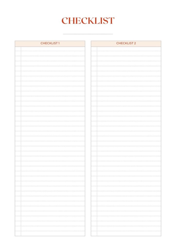 Checklists Templates Downloadable Checklist Templates | Cheqmark