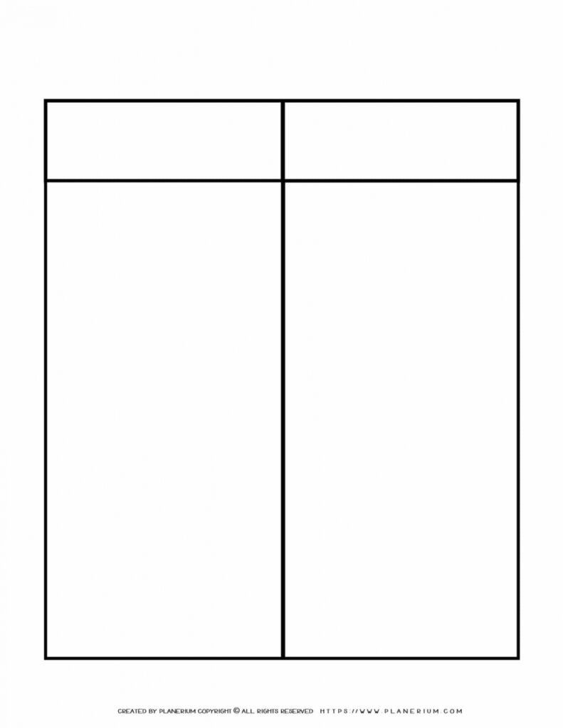 Comparing Data: 2 Column Chart Reveals Key Insights | All FREE Printables