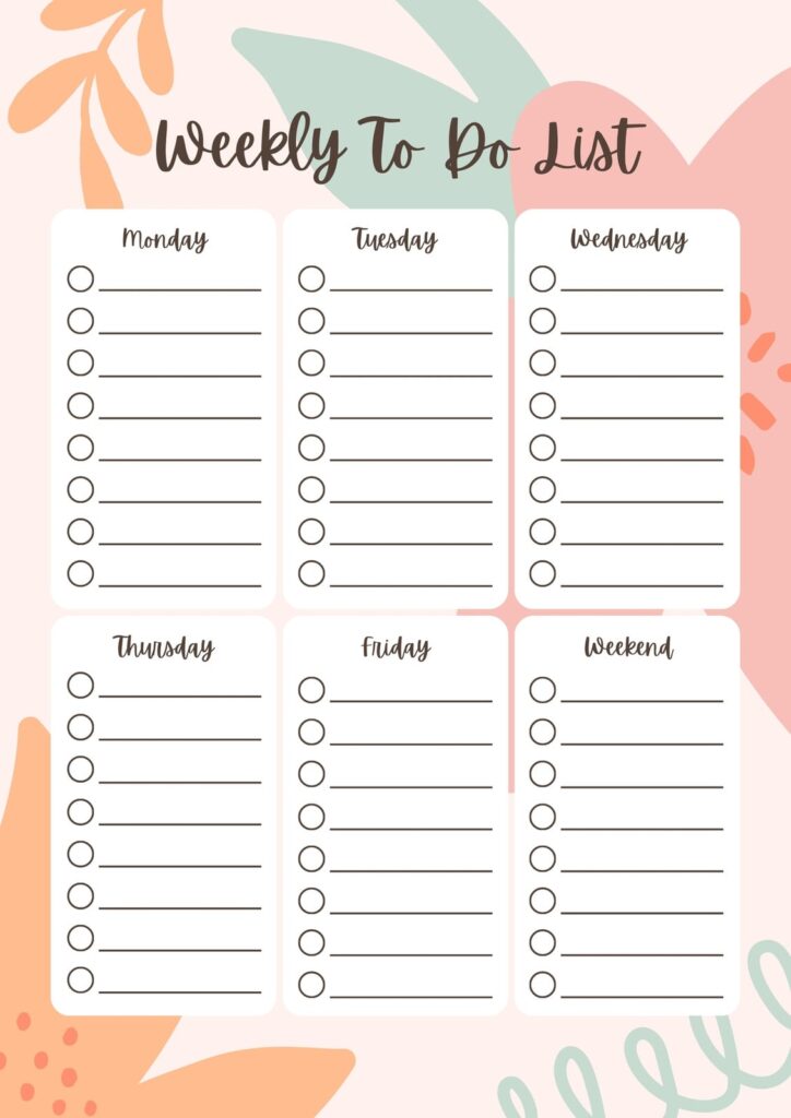 Daily To Do List Template For Word Daily To Do List Template For Word