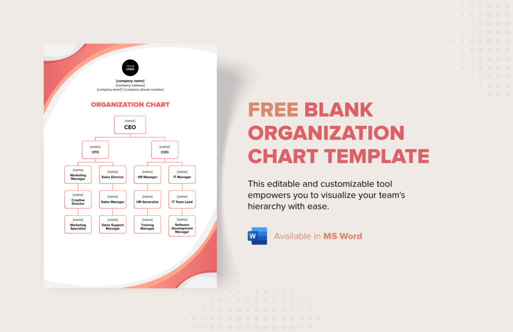 Free Blank Organizational Chart Template - Custom.fromgrandma.best
