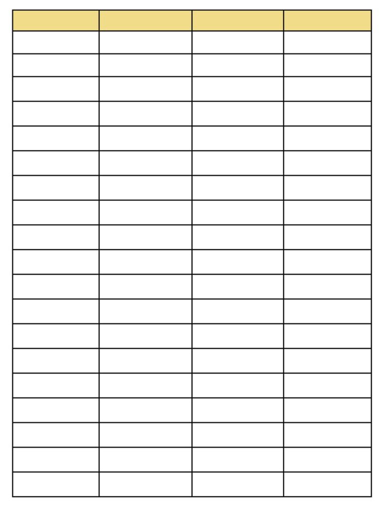 Free Printable 5 Column Chart – 8 Best Images of Printable Column Template 5 Columns – Blank 10 Column … Free Printable 5 Column Chart - 8 Best Images of Printable Column Template 5 Columns - Blank 10 Column ...