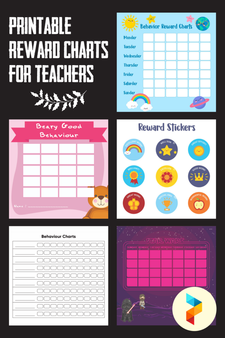 Free Printable Charts For Teachers - Reward Charts For Teachers - 10 Free PDF Printables | Printablee