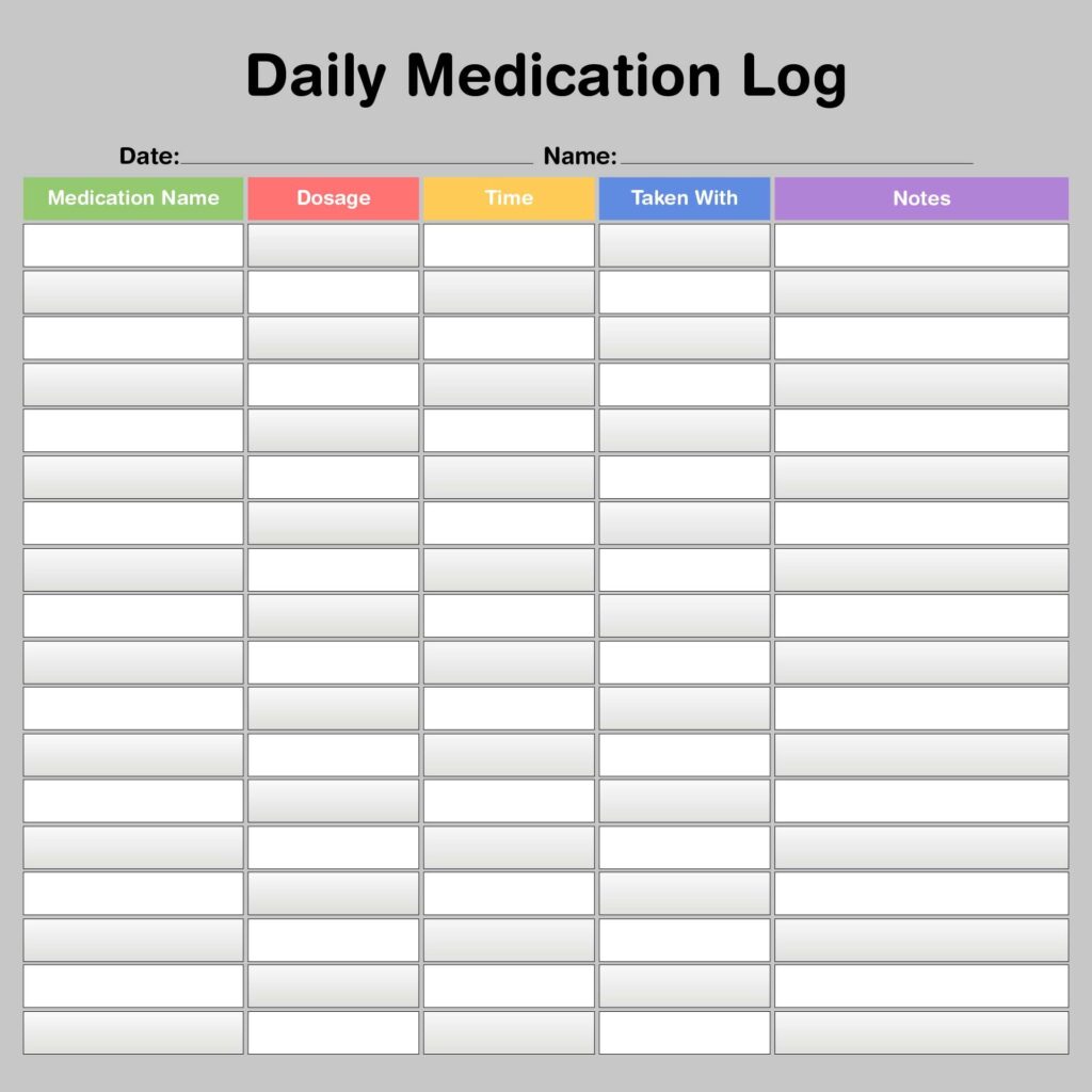 Free Printable Daily Medication Chart For Elderly – Printable New Year … Free Printable Daily Medication Chart For Elderly - Printable New Year ...