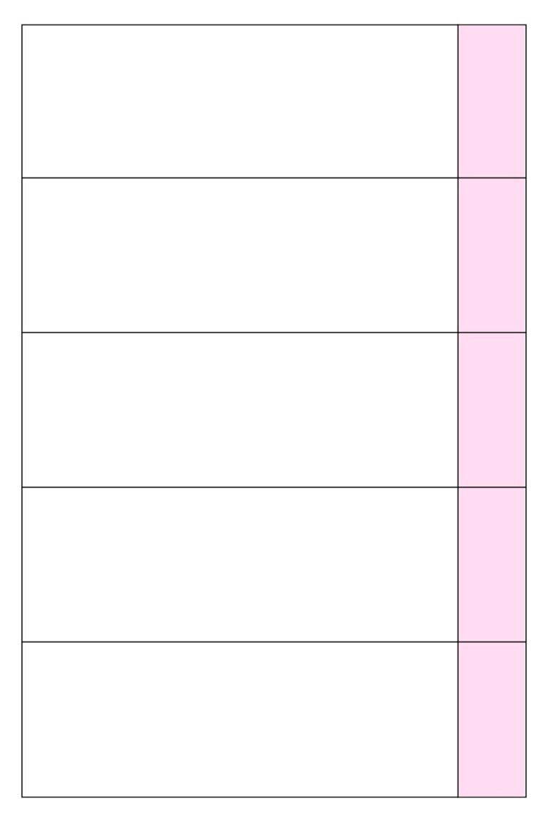 Free Printable Five Column Chart - Get Organized with Our Free Printable 5 Column Chart — PrintablePad Charts