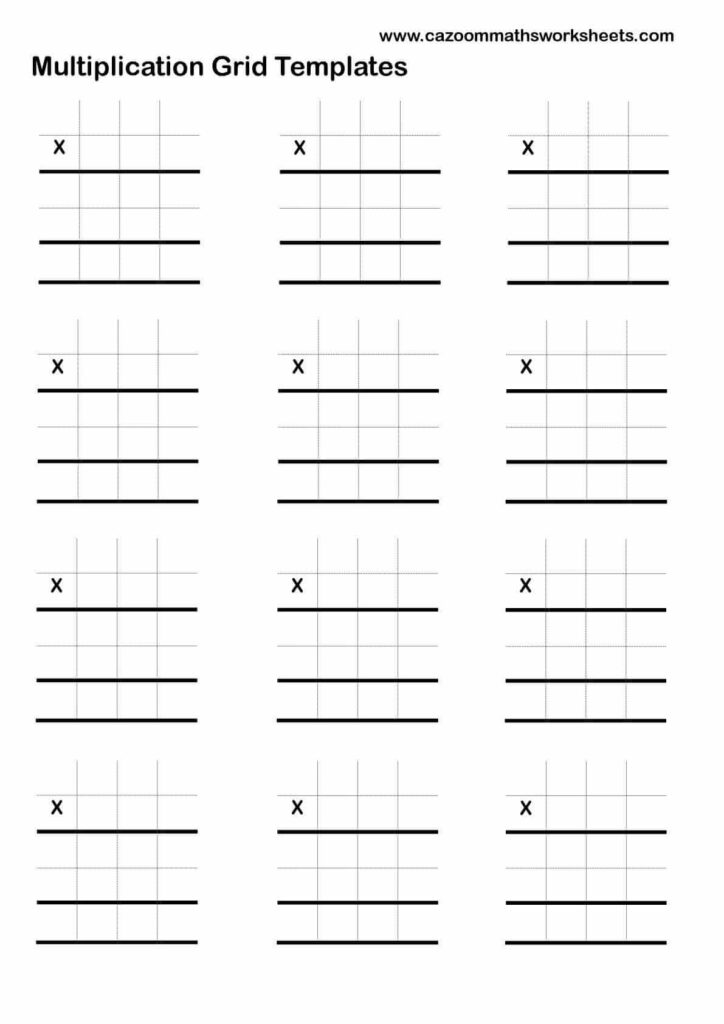 Math Blank Addition And Multiplication Templates - Number Teaching Resources - Number Worksheets - Printable Resources on ...