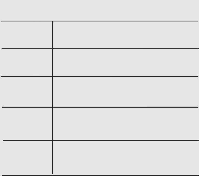 Matrix Or Table Blank Download - Blank Table Chart Template