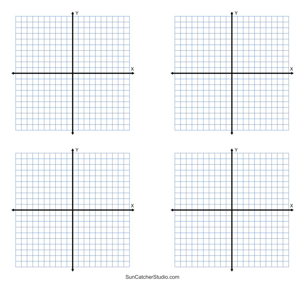 Printable Graph Paper With Axis Advance Glance - Free Word Template